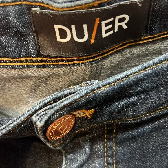 Du/Er Fleece Lined Relaxed Jeans Size 36 - Picture 6 of 14